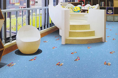 PVC地板应用在幼儿园